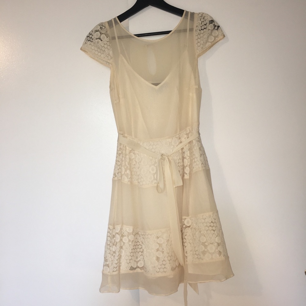 Frock by Tracy Reese Crepe & Lace Mini Dress